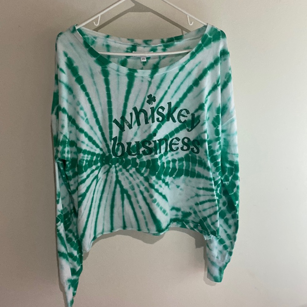 Grayson Threads Tie Dye long sleeve shirt XXL Whiskey Business